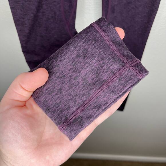 ZYIA ACTIVE 7/8 Leggings Heathered Plum Size 6-8 - Picture 4 of 10